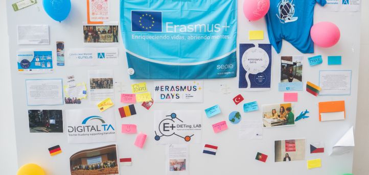 UNEATLANTICO célèbre les Journées Erasmus avec une peinture murale mettant en valeur les activités de l’institution