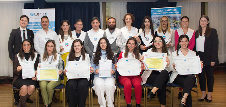 UNEATLANTICO organise une cérémonie de remise de diplômes pour les boursiers en Argentine