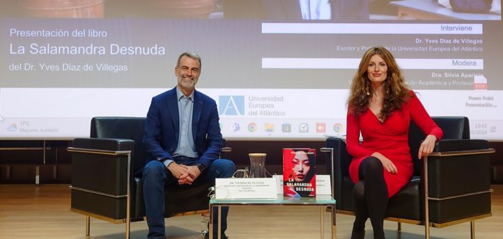 Yves Díaz de Villegas présente son livre « La Salamandra Desnuda » à UNEATLANTICO