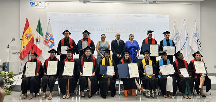 UNEATLANTICO organise une cérémonie de remise de diplômes à Campeche, au Mexique