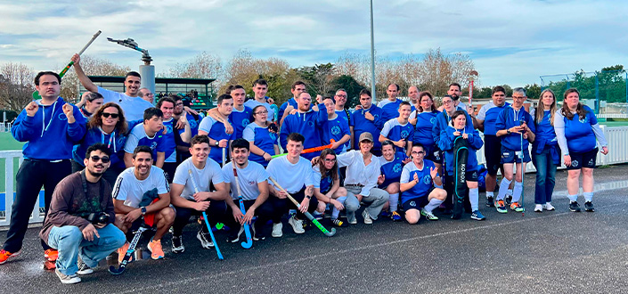 Les étudiants d’UNEATLANTICO promeuvent l’inclusion sportive par le biais d’un match avec Santander Hockey Plus