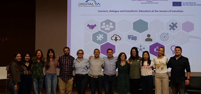 UNEATLANTICO organise la conférence finale du projet Erasmus + DigitalTA à Santander, avec plusieurs présentations et ateliers