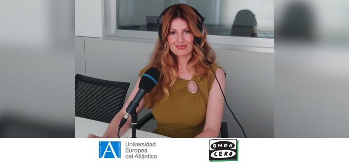 Silvia Aparicio, vice-rectrice de l’UNEATLANTICO, souligne sur Onda Cero l’approche innovante du cursus en administration des entreprises de l’université