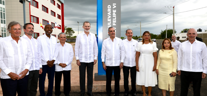 Inauguration du « Boulevard Rey Felipe VI » à l’Université de La Romana, en République dominicaine
