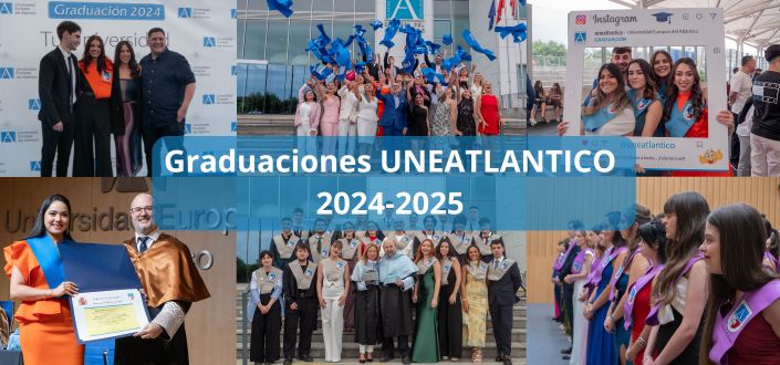 UNEATLANTICO célèbre cinq cérémonies de remise des diplômes en présence des étudiants, des familles et des enseignants