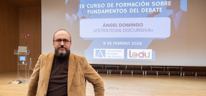Ángel Domingo, directeur de la communication de LEDU, conférencier inaugural du IXème cours d’oratoire d’UNEATLANTICO